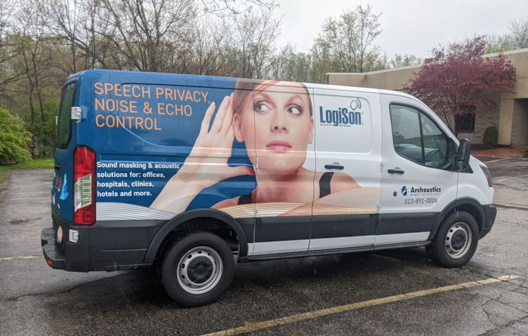 Partial Vehicle Wrap for Archoustics Logison