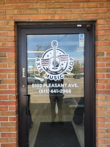 Axis Music Door Decals