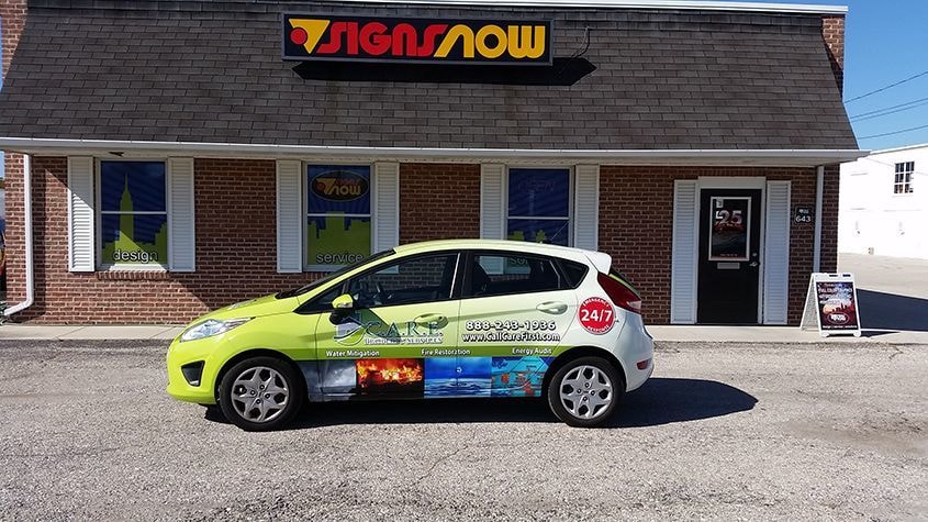 CARE Property Services has been using Signs Now Hanover for all the fleet vehicles. We developed a design that can be incorporated onto a large variety of vehicles.