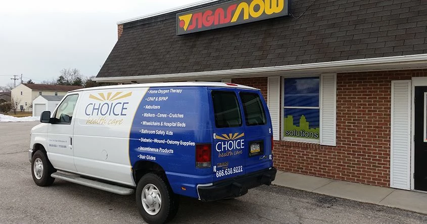 Designed and installed for Choice Health Services of McSherrystown, PA.
