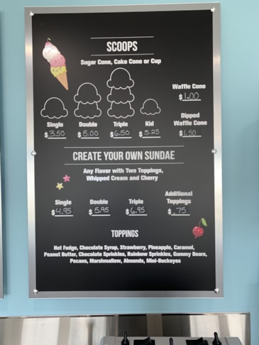 Menu Signs & Price List Signage