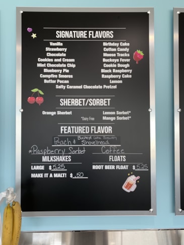Menu Signs & Price List Signage