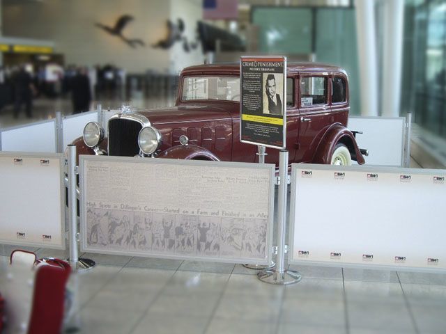 John Dillinger Panels - Exhibit at BWI