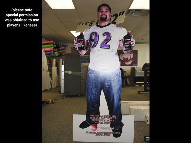 Cut-Out of Baltimore Raven - Haloti Ngata