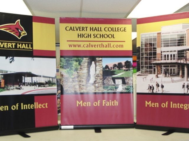 Table Top Trade Show Display - Calvert Hall School