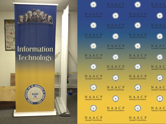 Wayfinding Signage and Backdrop for NAACP National Convention