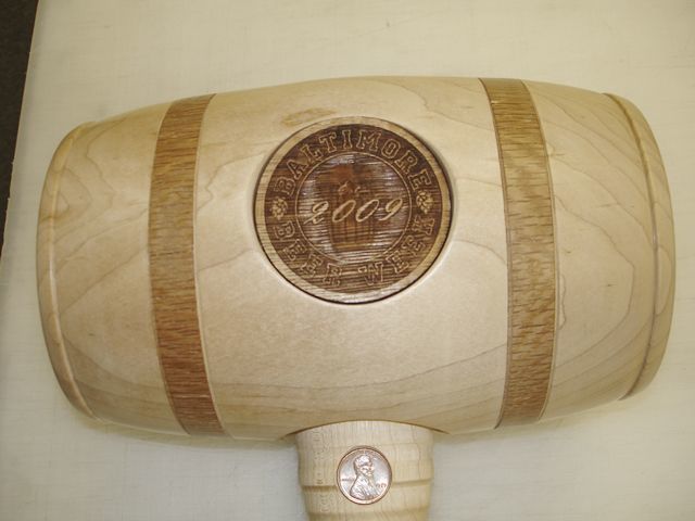 Wood Engraving - Baltimore Beer Week Hammer