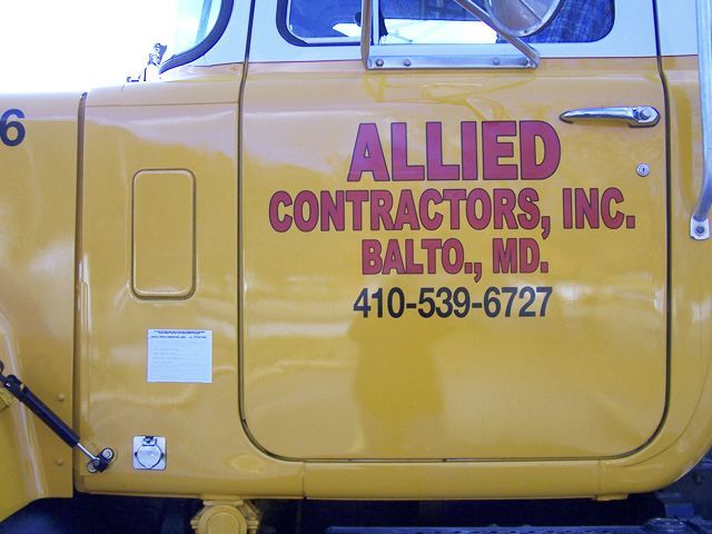 Vehicle Lettering installed by our Dundalk location
