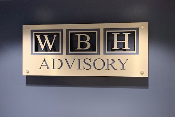 Interior dimensional logo sign