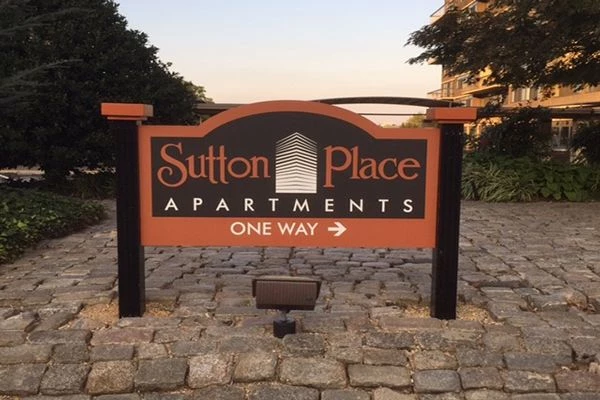 Exterior & Outdoor Signage For Sutton Place Apartments Baltimore, MD