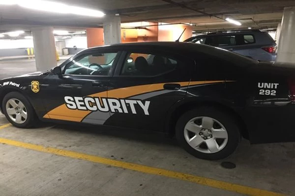 Vehicle graphics for Security Vehicle
