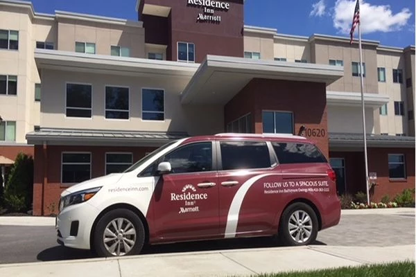 Fleet Graphics & Wraps for Residence Inn by Marriott in Owings Mills, MD