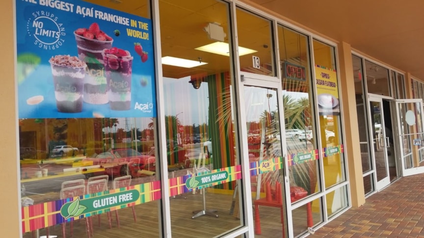 Decorative Window Graphics Installed at a mall in Orlando - FL