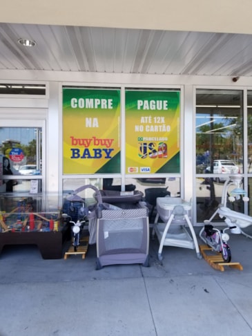 Informative Window Wrap Installed at a mall in Orlando - FL 