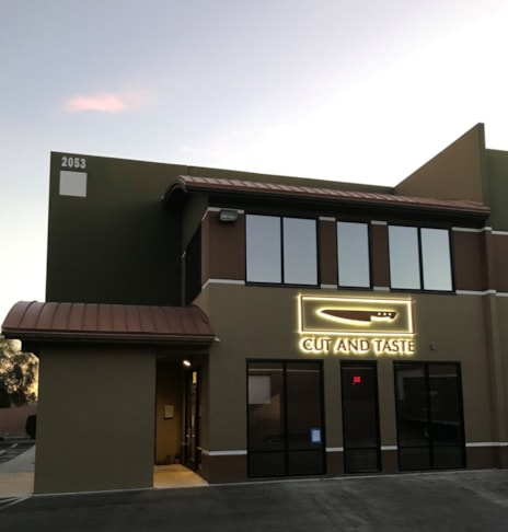 Reverse Pan Halo Lit Channel Letters, Logo & Frame