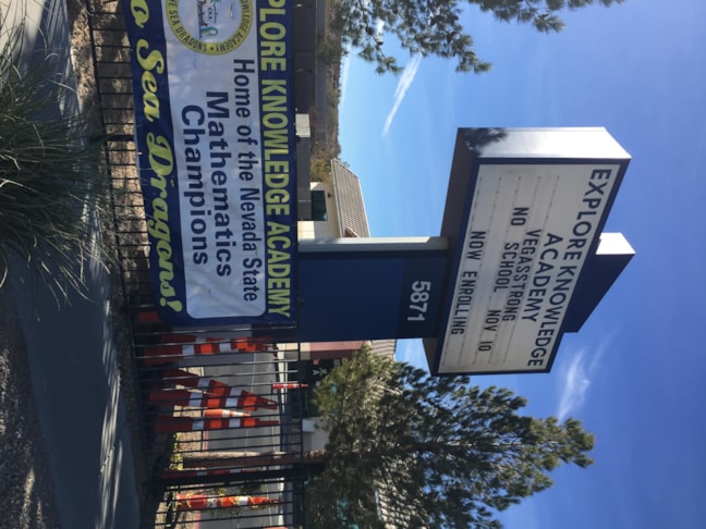 Explore Knowledge Academy Monument Sign