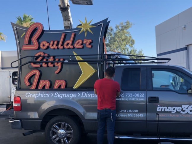 Heading to Install in Boulder City