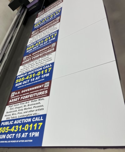 Custom Sign Printing Services | Professional Services