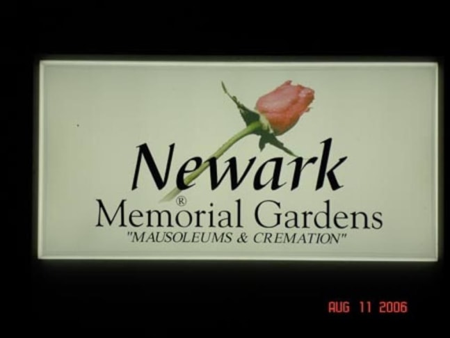 Professional monument sign with back lighting for site identification