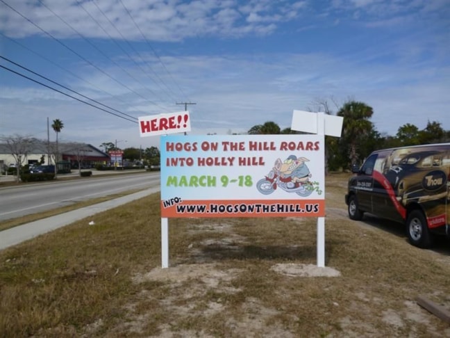 Event notification signage