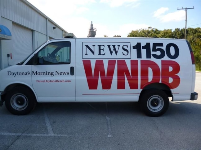 Graphics designs and installed for local radio station