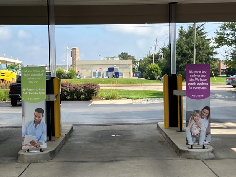 Display Boards | Bank Signs & Credit Union Signs | Indianapolis, IN | Metal