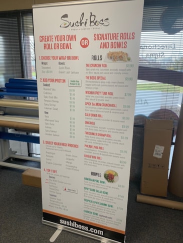 Retractable Banners, Pop-Up Banners and Stands | Restaurants & Foodservice