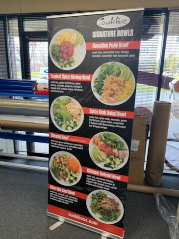 Retractable Banners, Pop-Up Banners and Stands | Restaurants & Foodservice