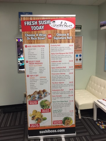 Retractable Banners, Pop-Up Banners and Stands | Restaurants & Foodservice