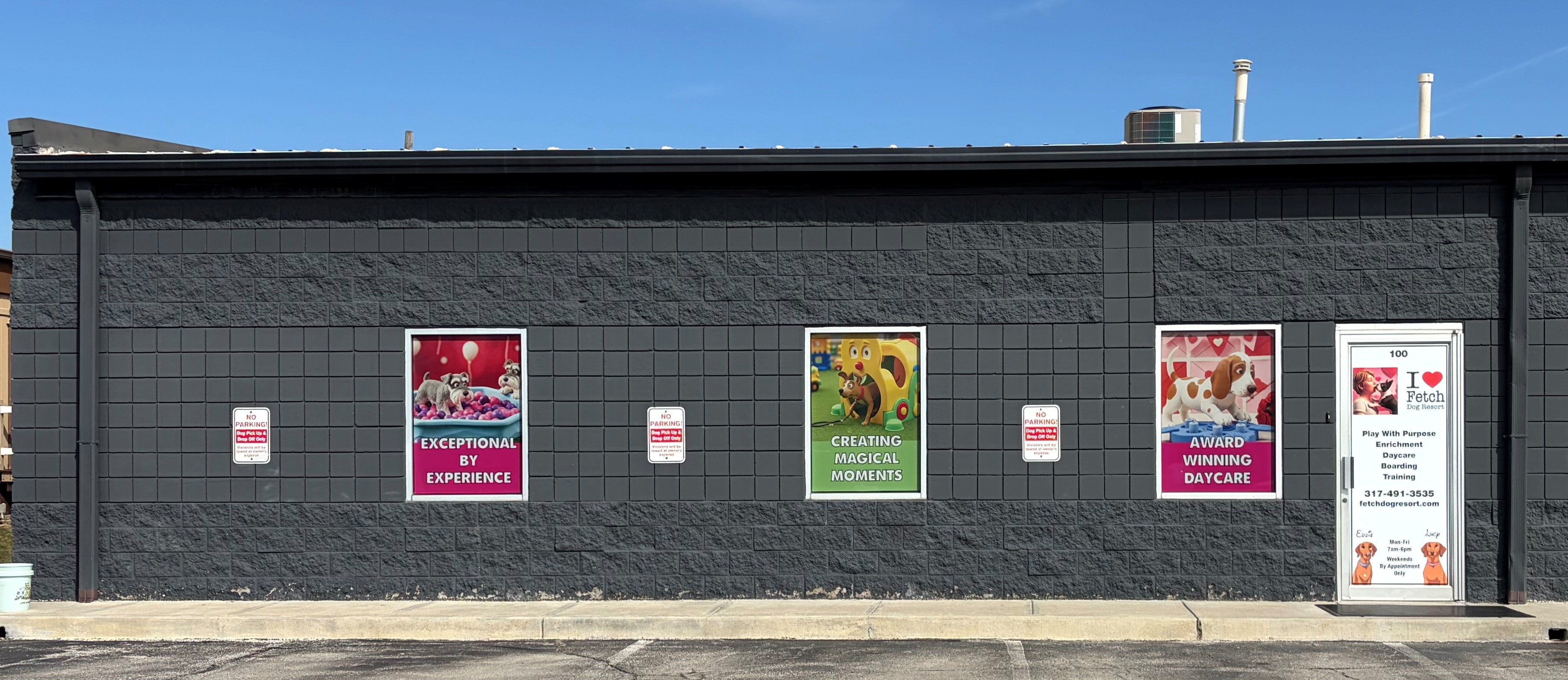 Perforated Window Graphics | Retail | Zionsville, IN | Vinyl