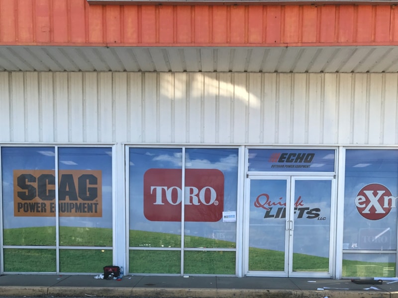Perforated Vinyl Window Graphics | Retail | Terre Haute, IN | Vinyl
