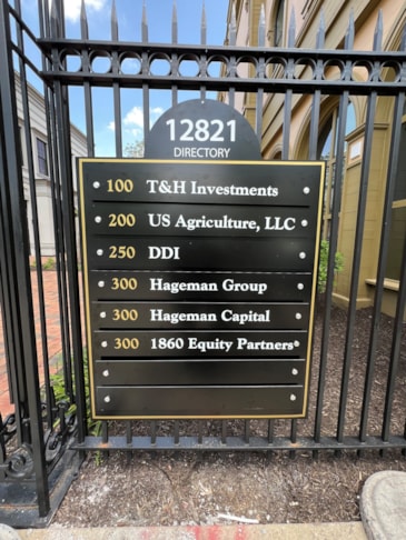 Directory and Wayfinding Signage