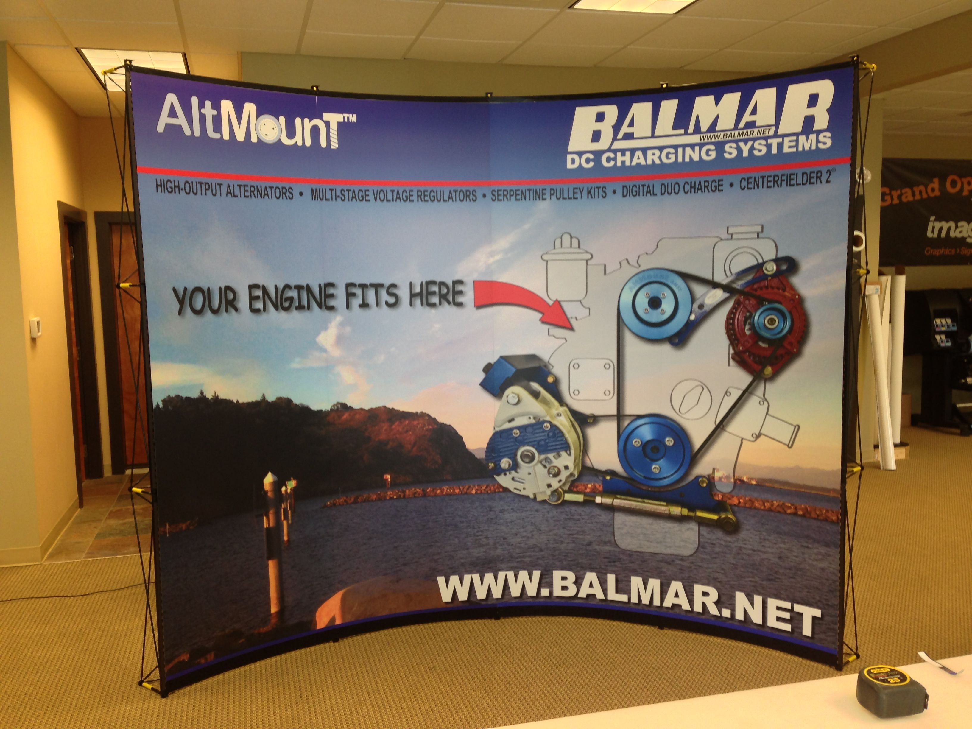  - Tradeshow Graphics - Pop-Up Tradeshow Display - Balmar - Arlington, WA
