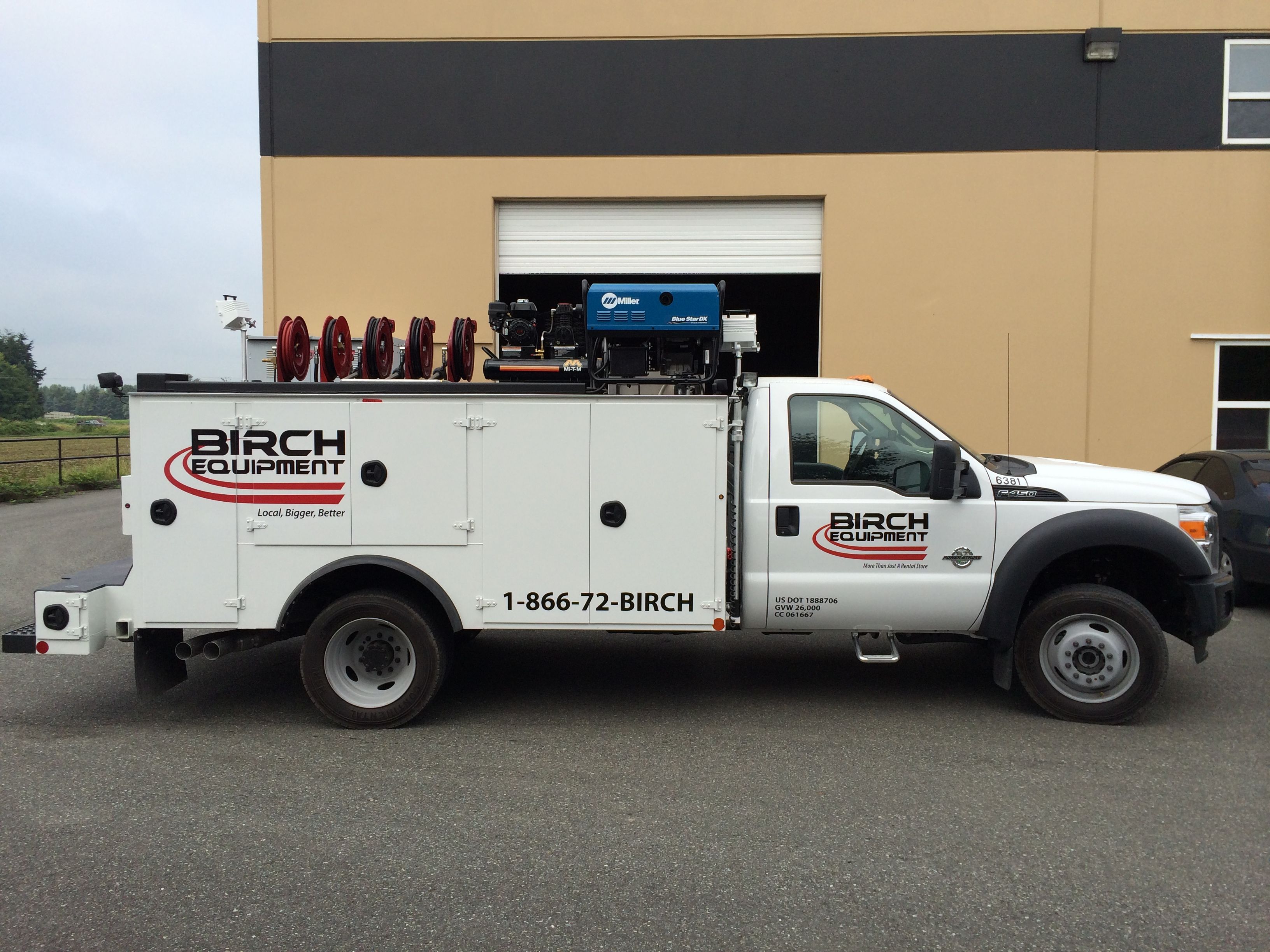  - Vehicle Graphics - Fleet Graphics - Birch Equipment - Burlington, WA