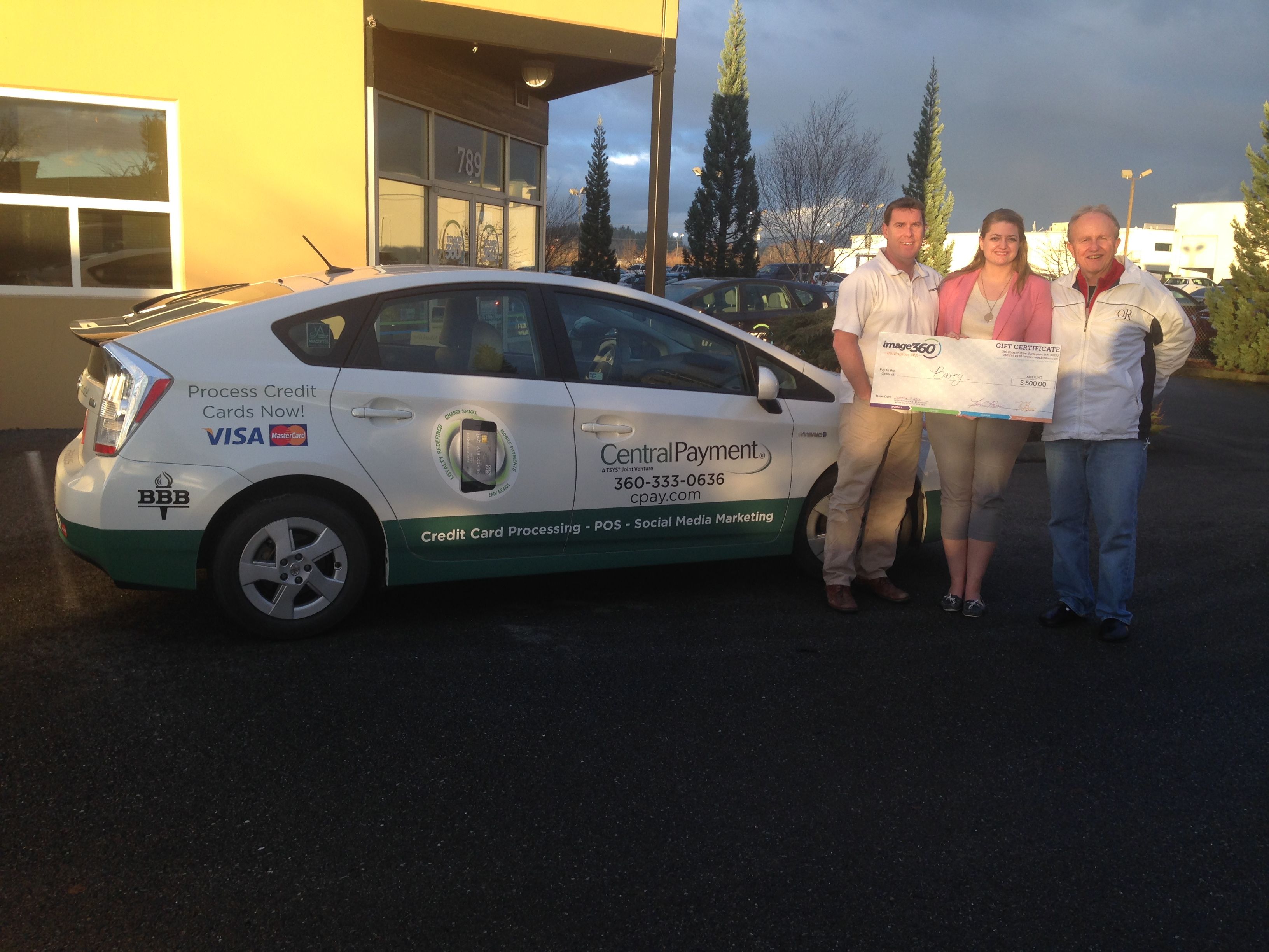  - Vehicle Graphics - Partial Wrap - CentralPayment - Burlington, WA