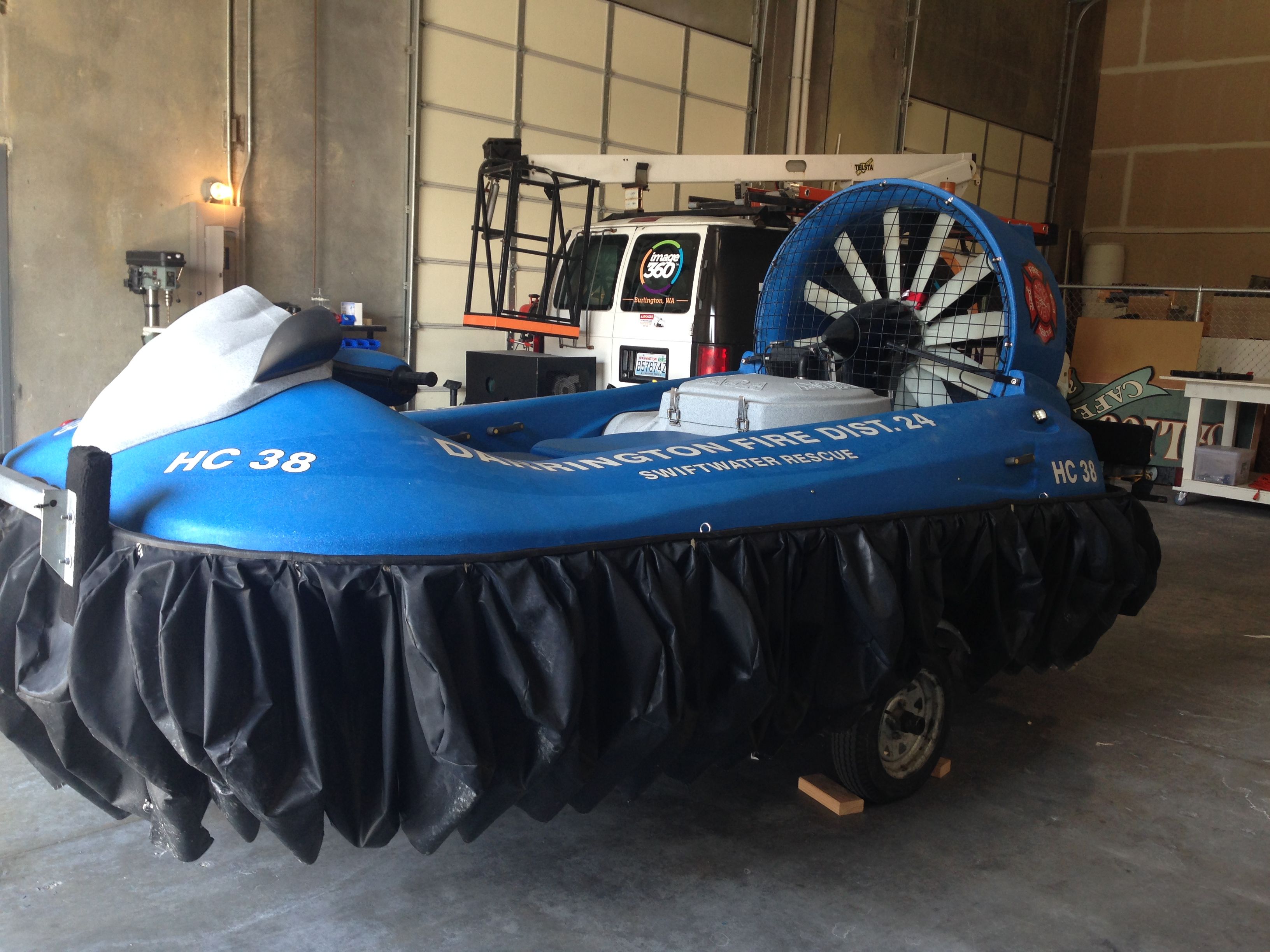  - Vehicle Graphics - Hovercraft Graphics - Darrington Fire District 24 - Darrington, WA