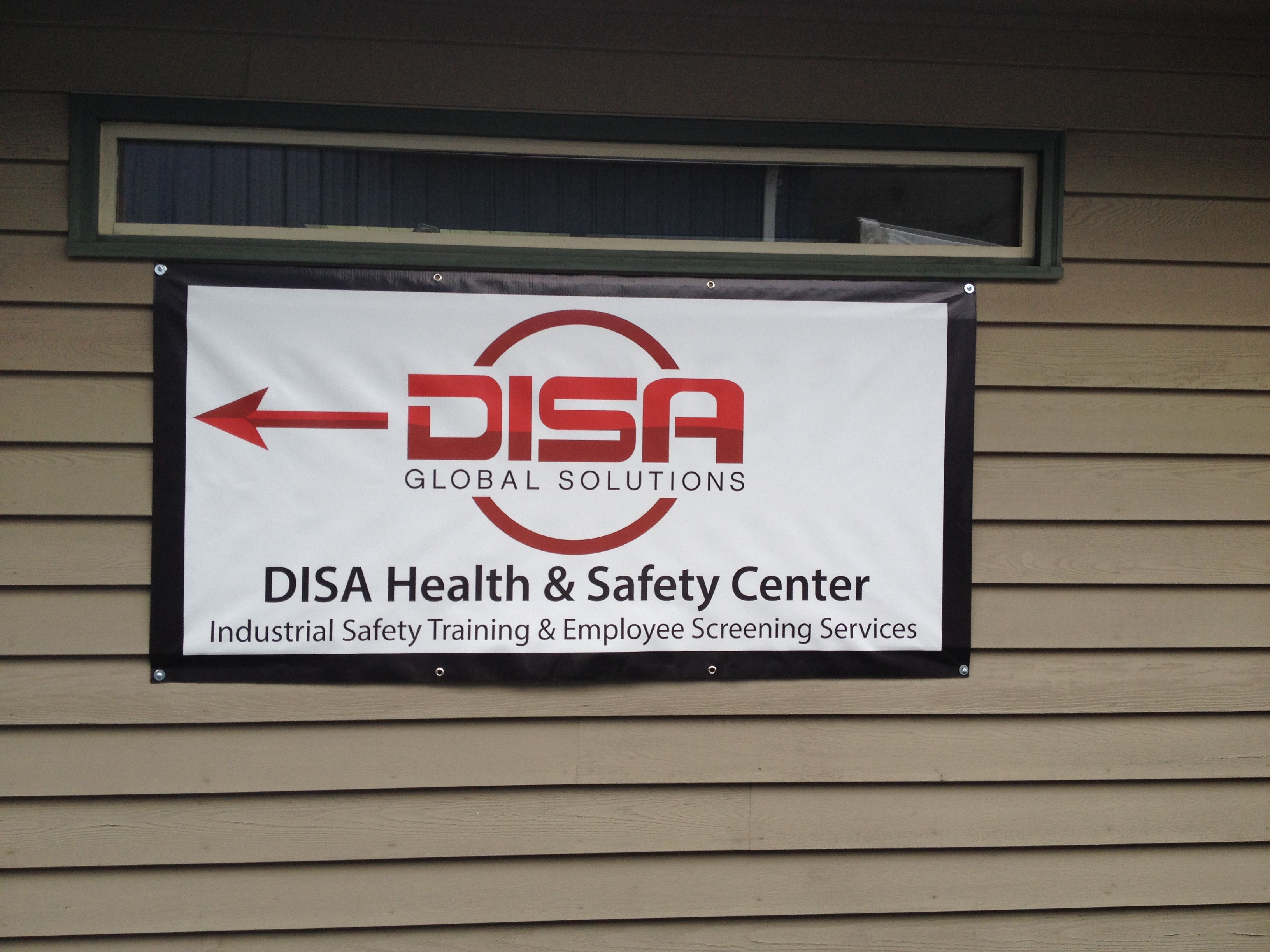 - Way Finding Signage - Vinyl Banner - DISA, Inc. - Ferndale, Wa