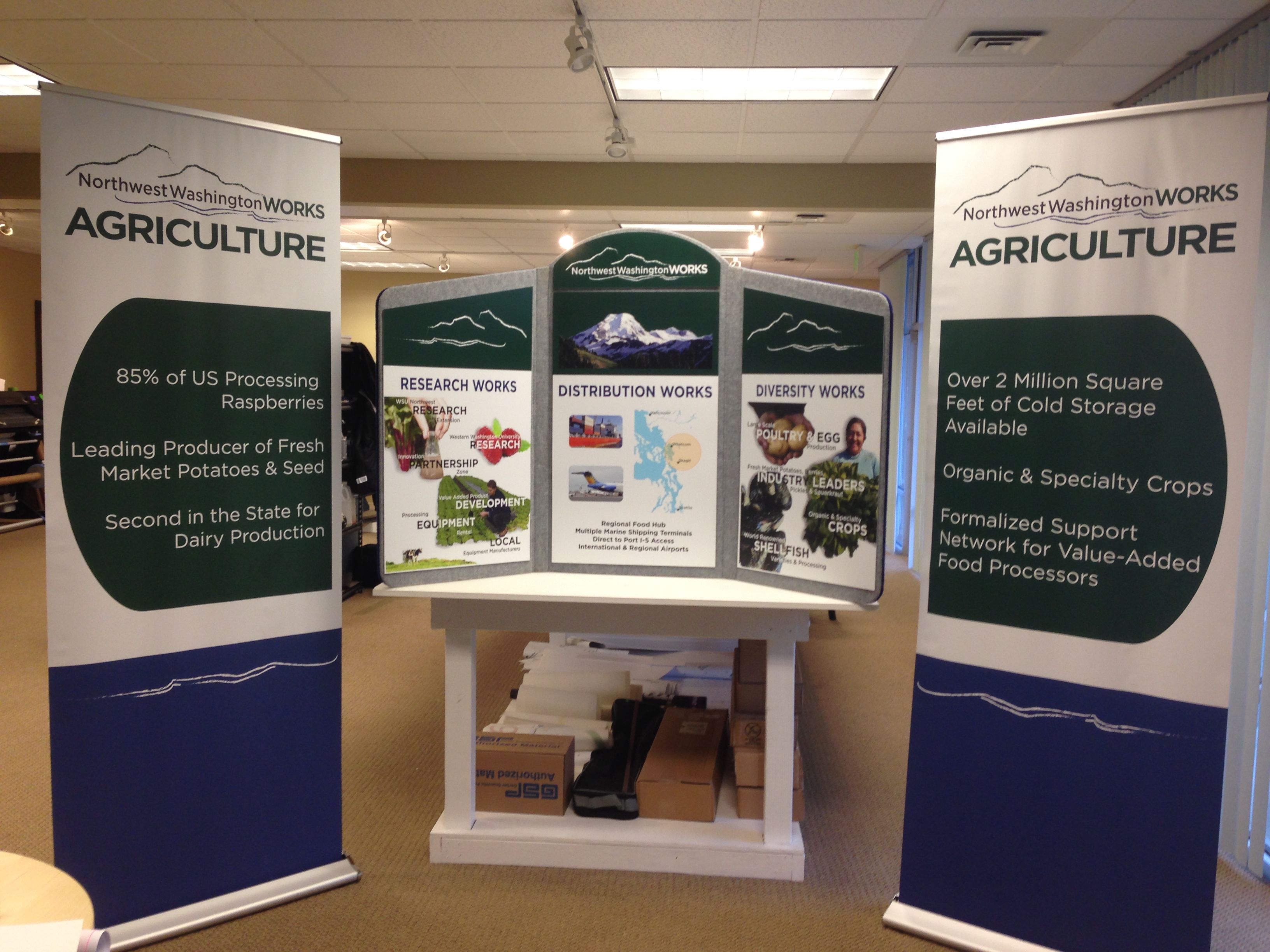  - Tradeshow Displays - Retractable Banners & Tabletop Display - Economic Development Association of Skagit County - Mount Vernon, WA
