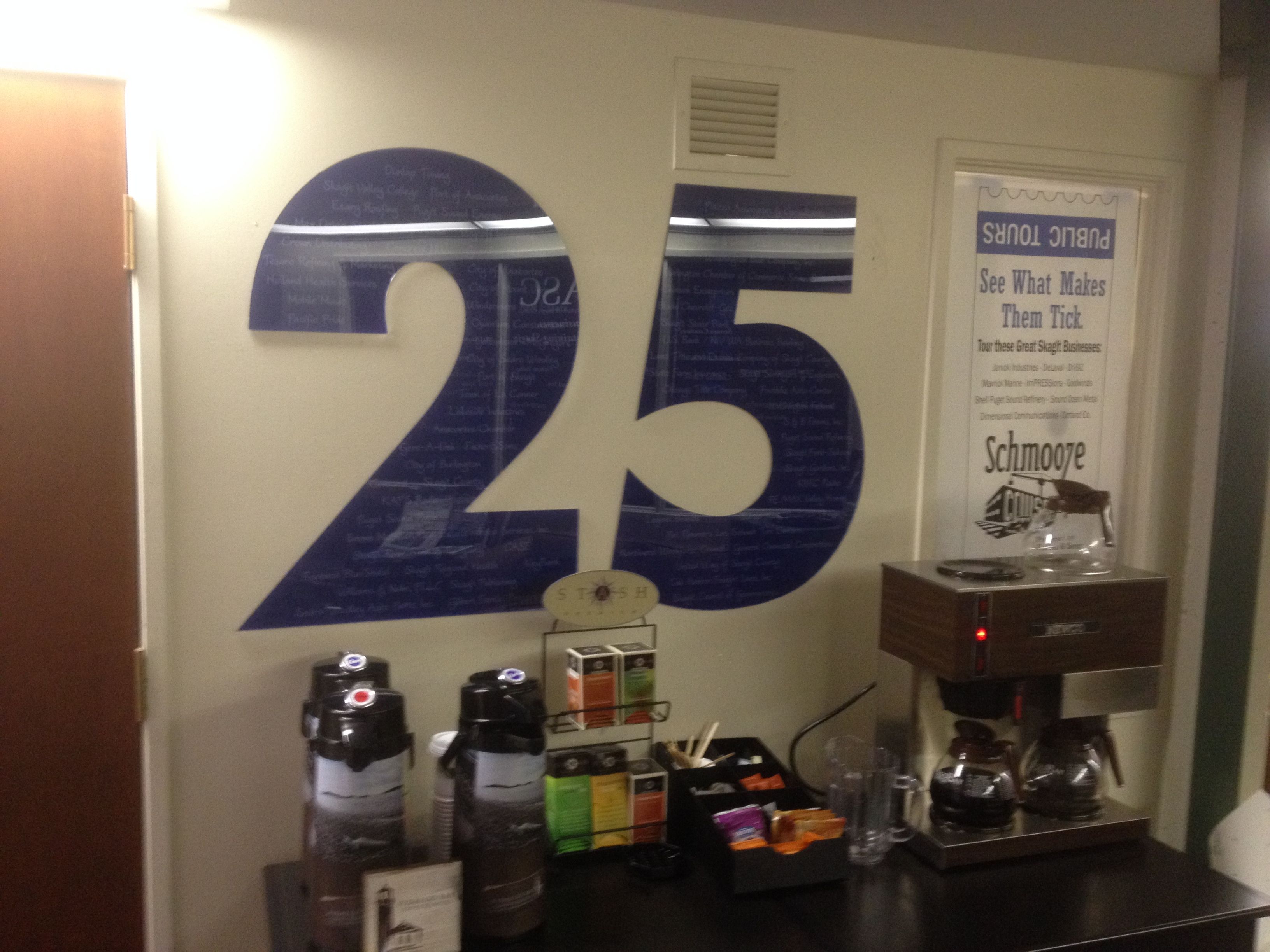  - Custom Displays - Acrylic Lettering - Economic Development Association of Skagit County - Mount Vernon, WA