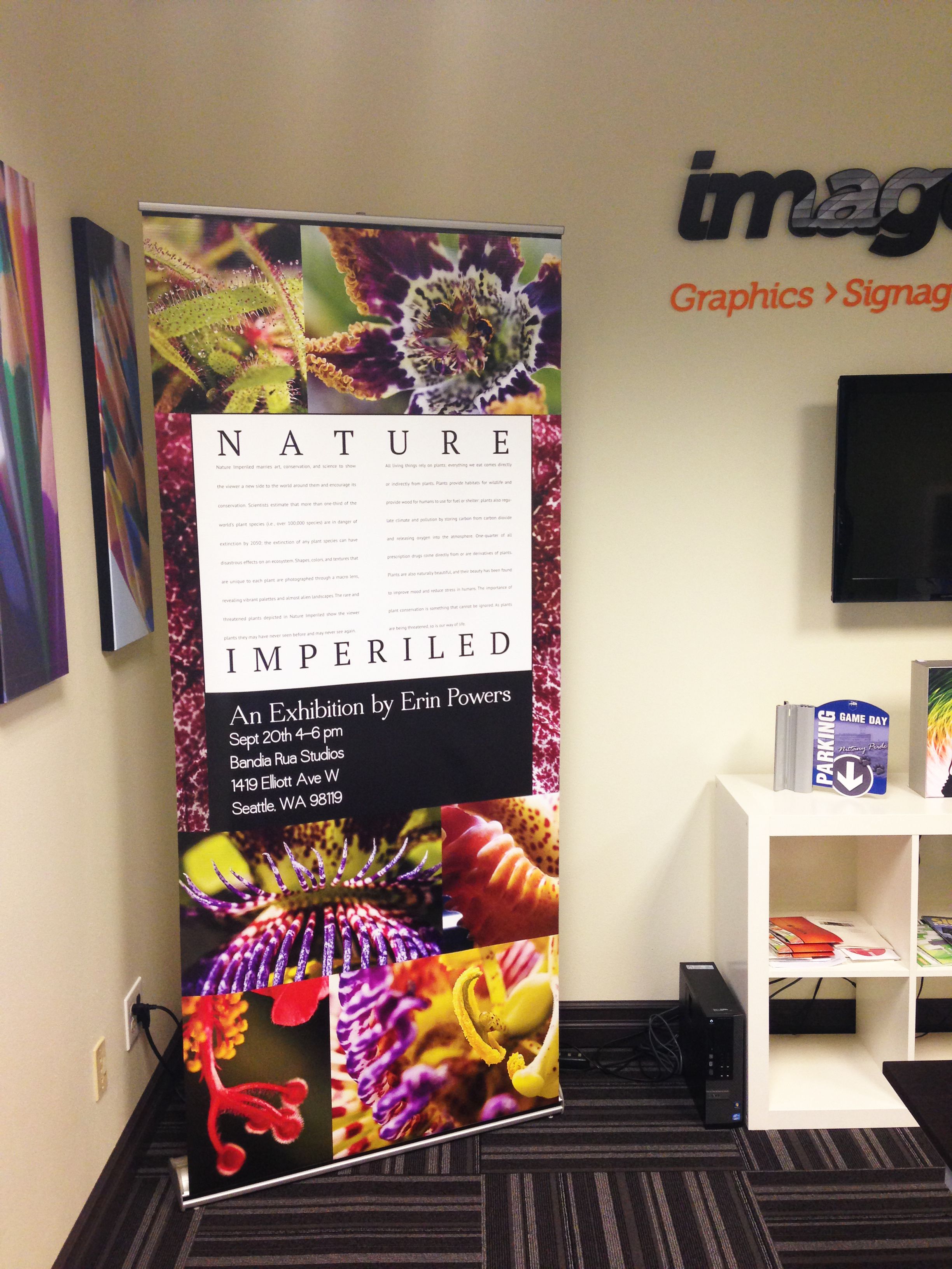  - Tradeshow Display - Retractable Banner - Erin Powers Photography - Seattle, WA