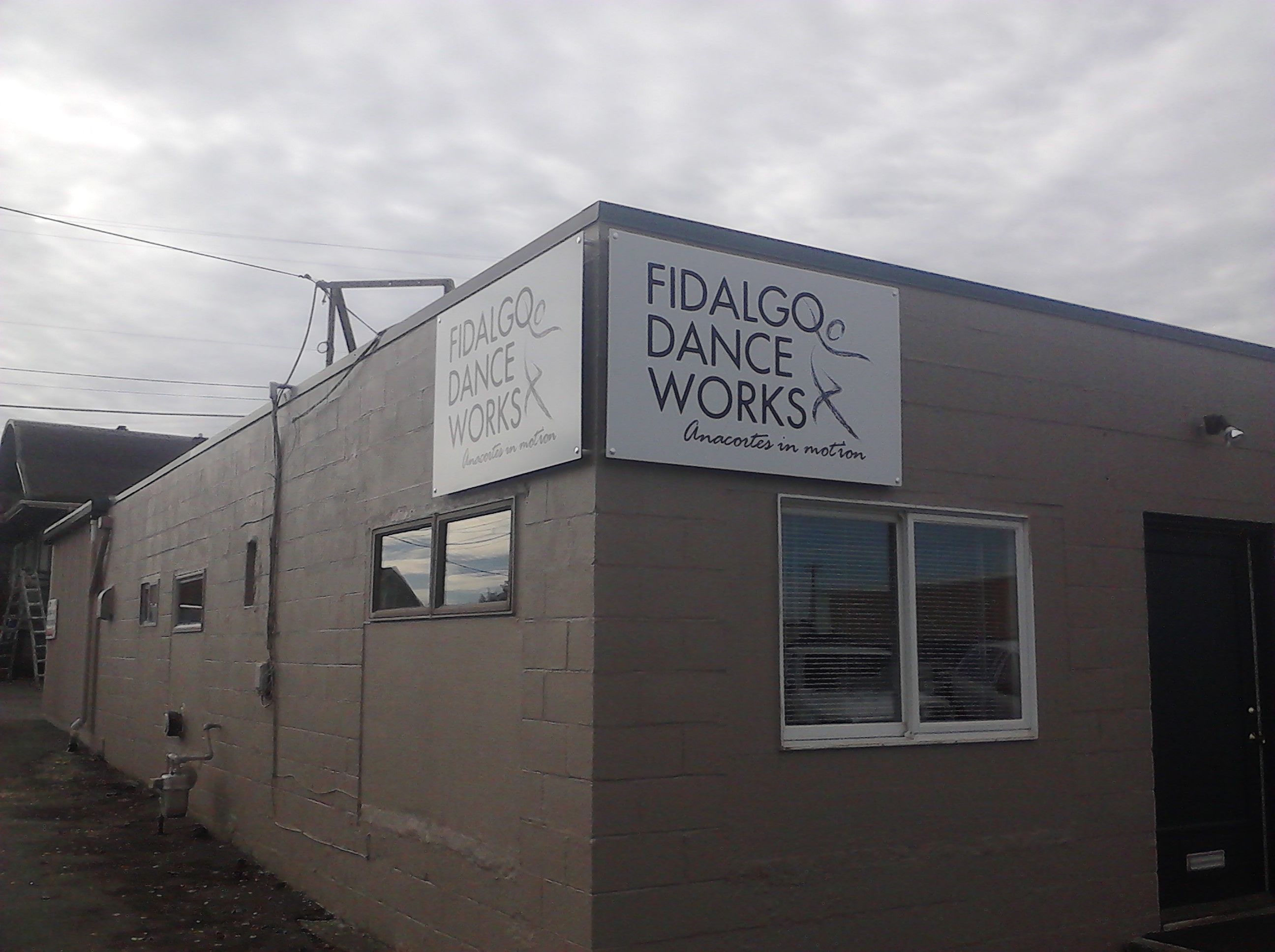  - Rigid Signage - Business Sign - Fidalgo Dance Works - Anacortes, WA