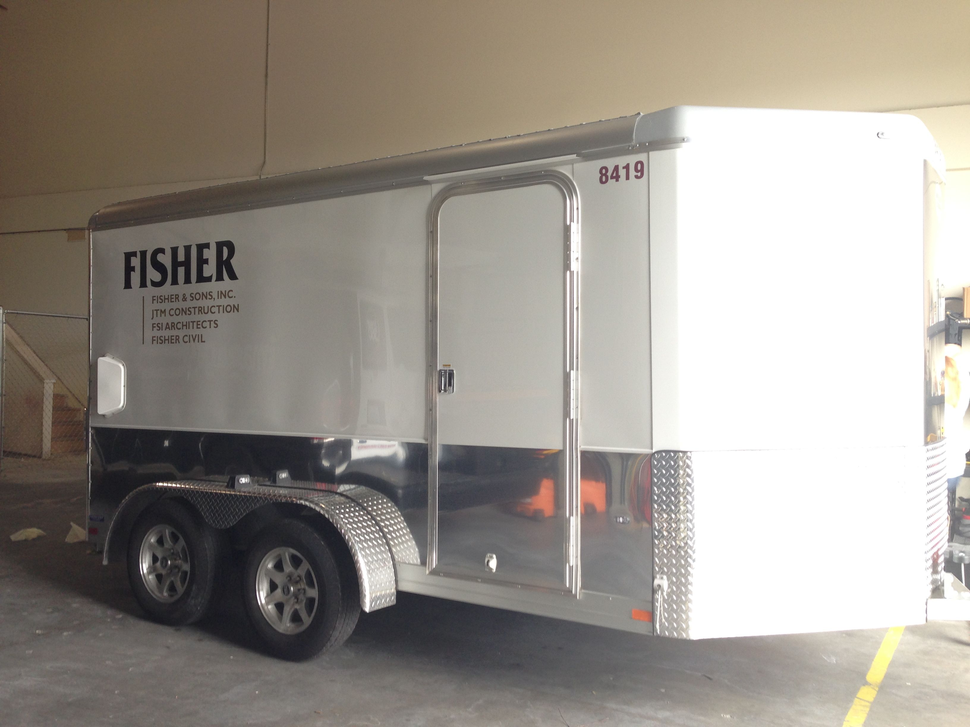  - Vehicle Graphics - Ready-To-Apply Lettering & Graphics - Fisher & Sons Inc - Burlington, WA