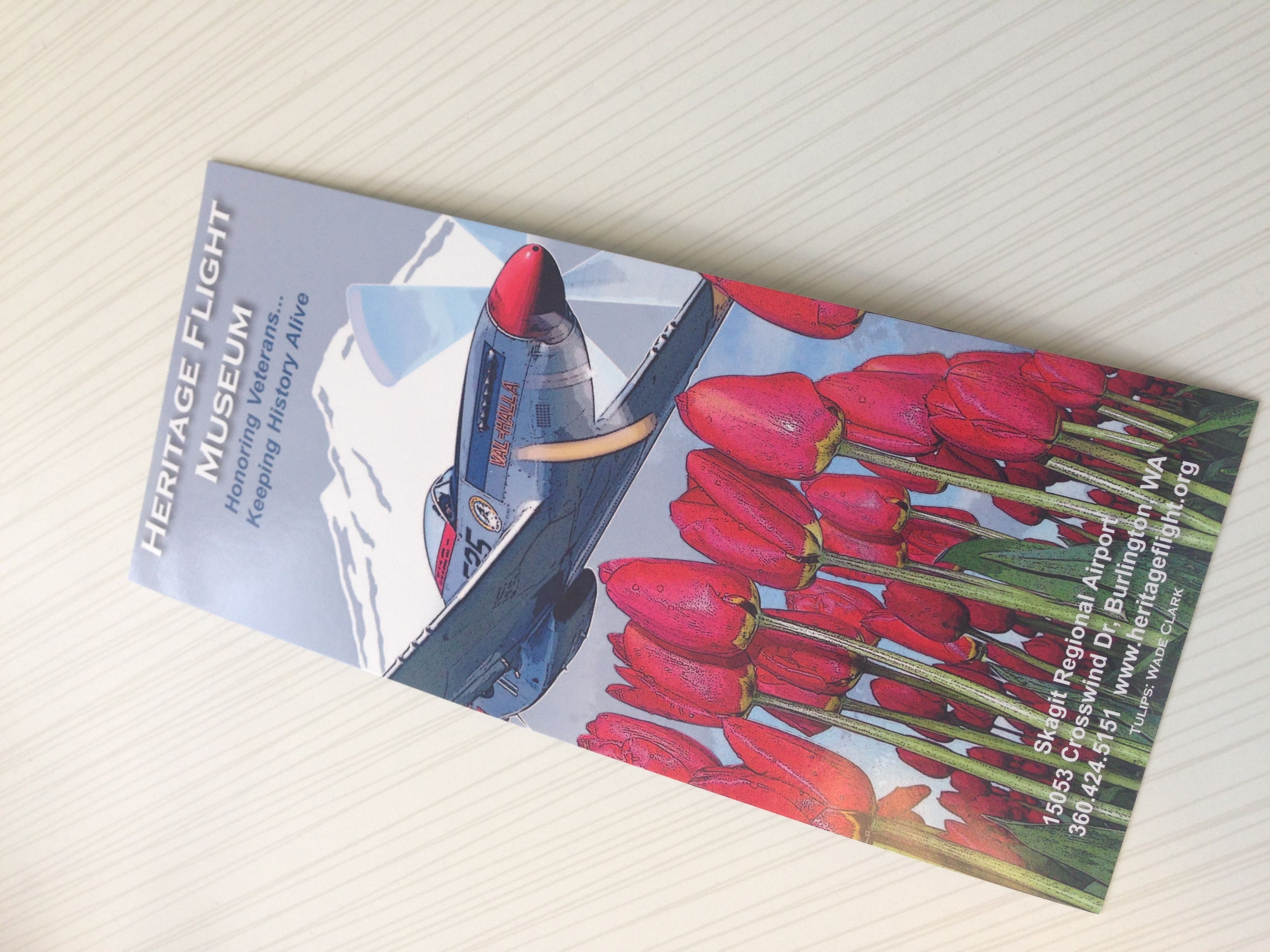  - Marketing Collateral - Rack Card - Heritage Flight Museum - Burlington, WA