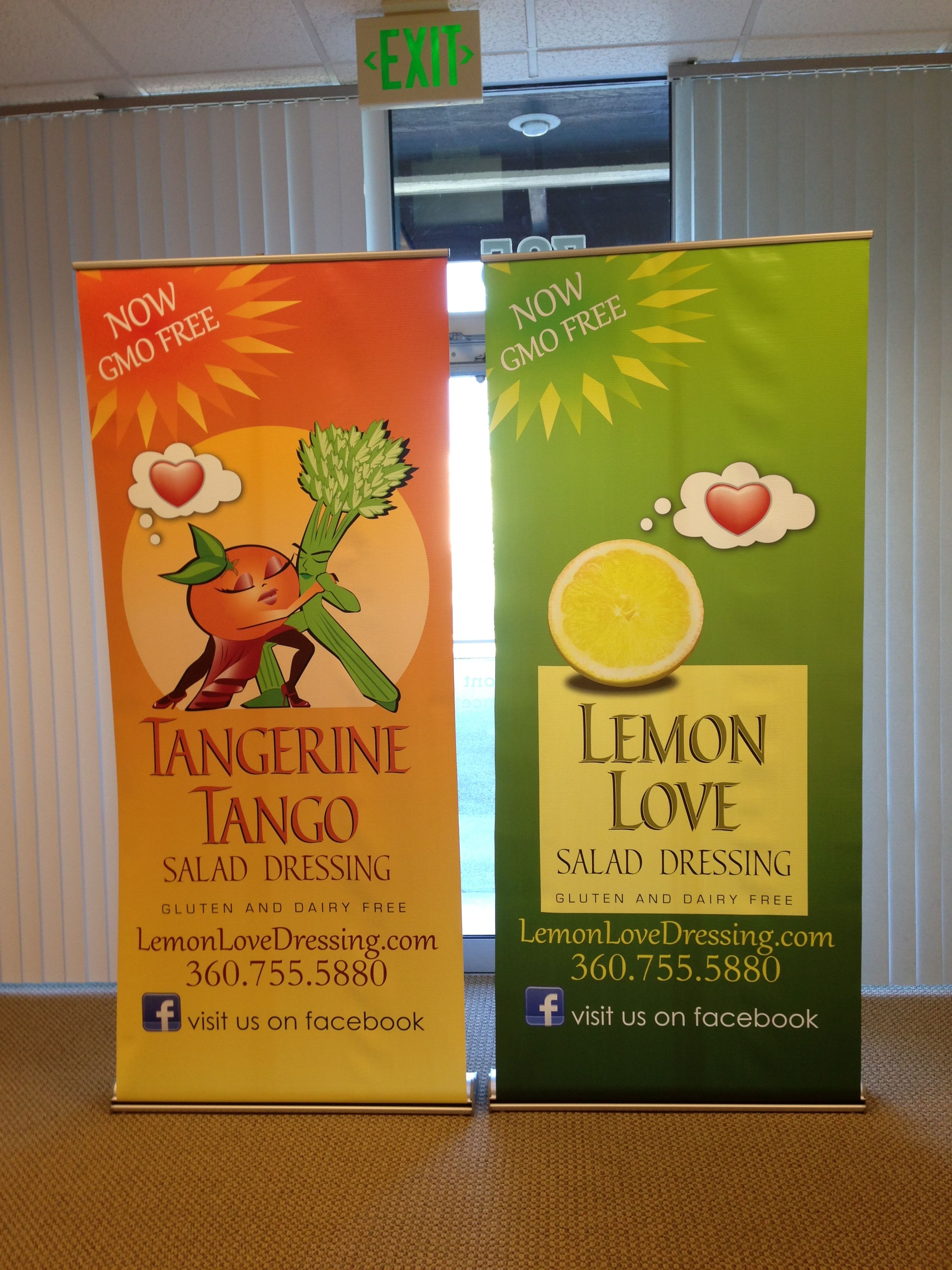  - Banners - Retractable Banners - Lemon Love - Burlington, Wa