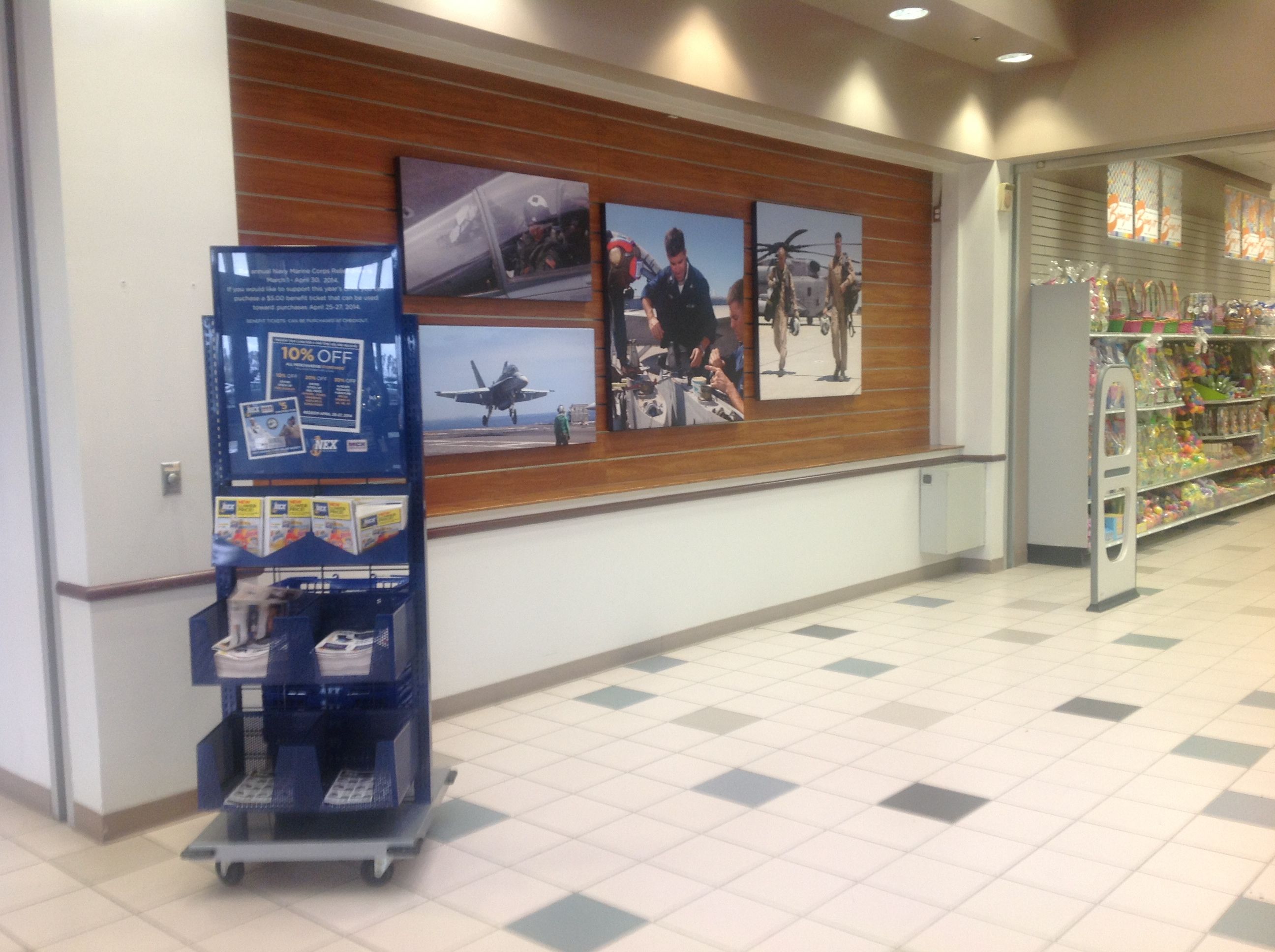  - Soft Signage - Canvas - Navy Exchange Lemoore - Lemoore, California