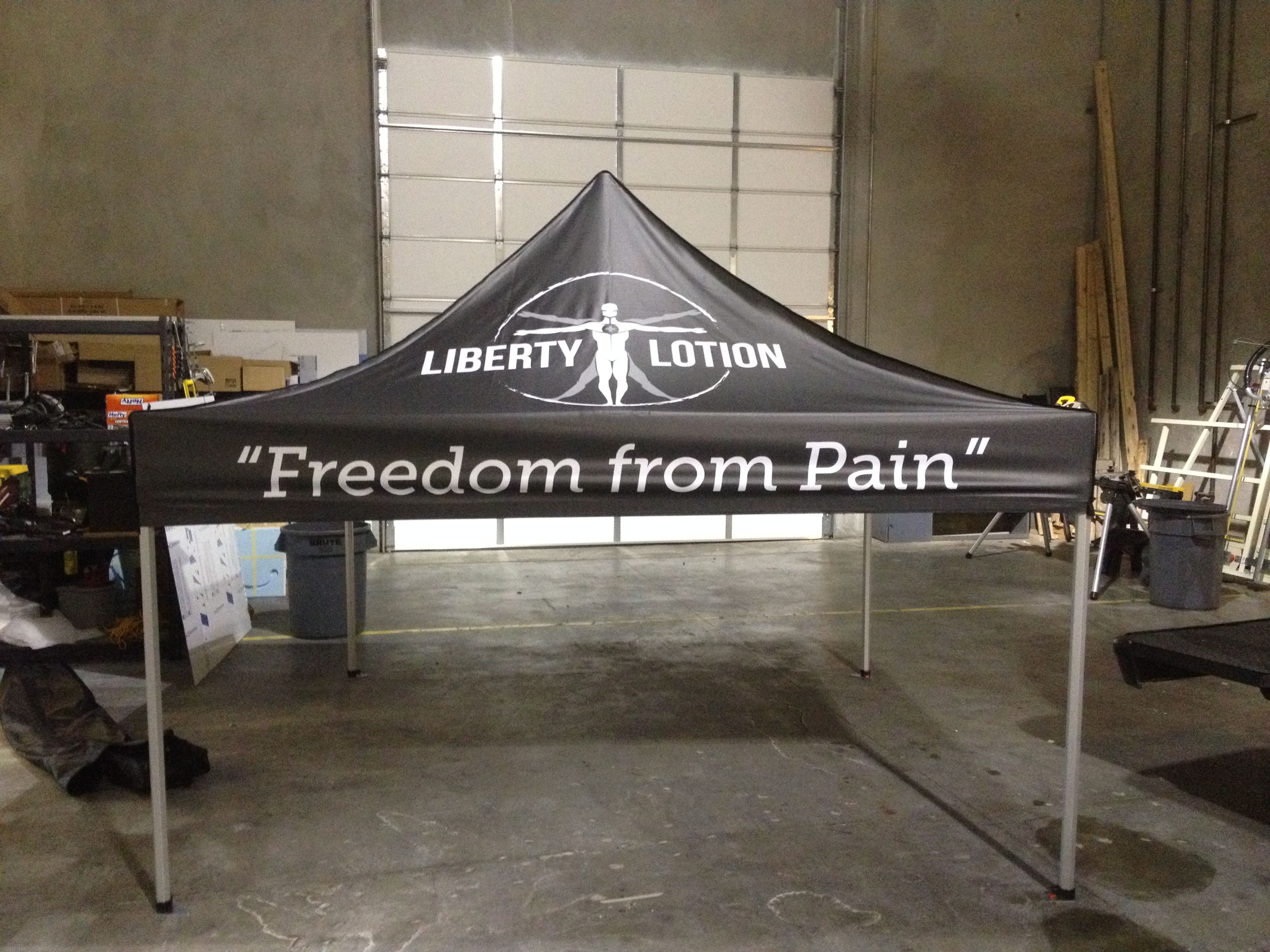  - Tradeshow Displays - Event Tent - Liberty Lotion - Burlington, WA