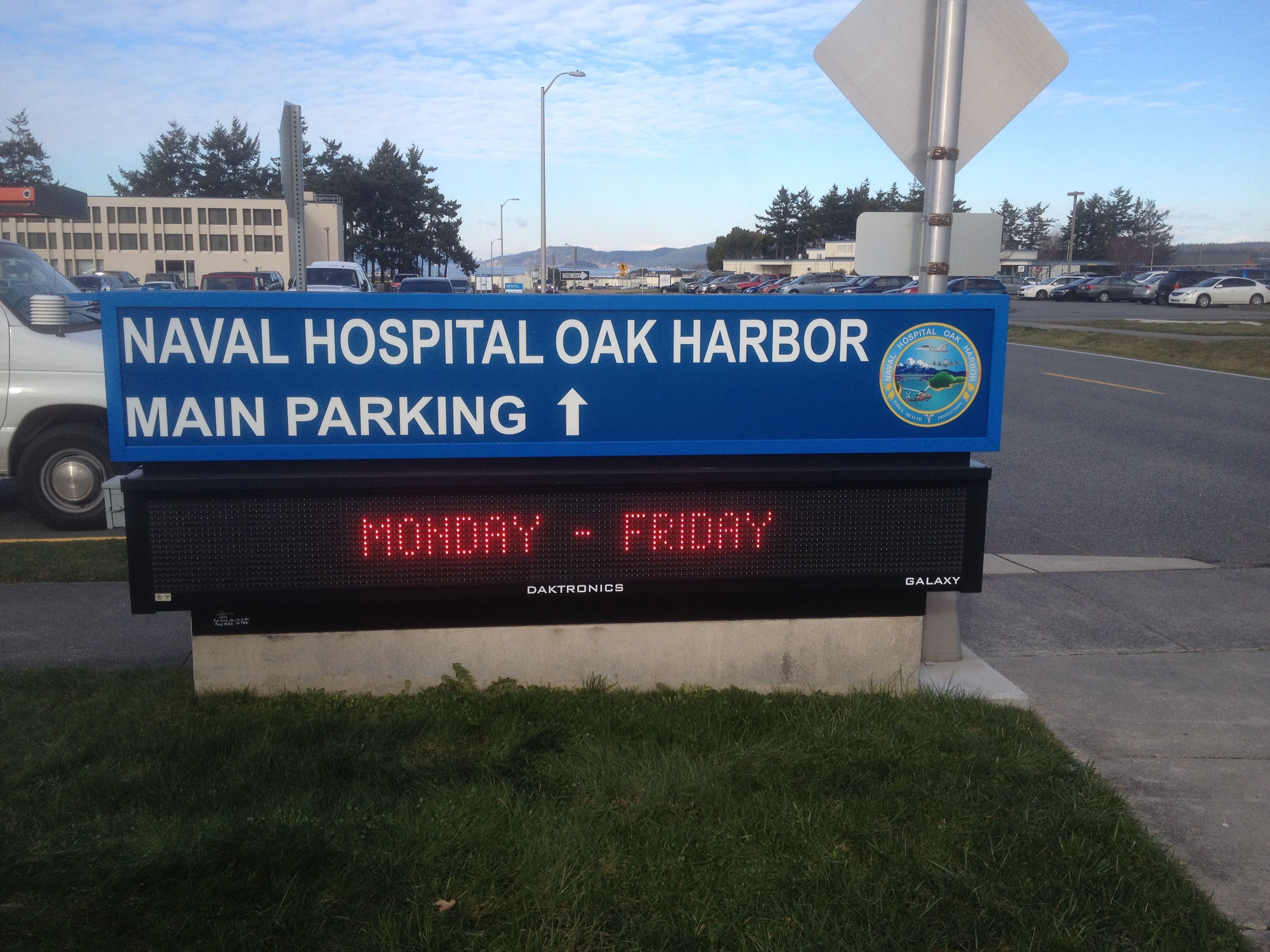  - Illuminated Signage - Lightbox & LED Readerboard - Navy Hospital - Oak Harbor, WA
