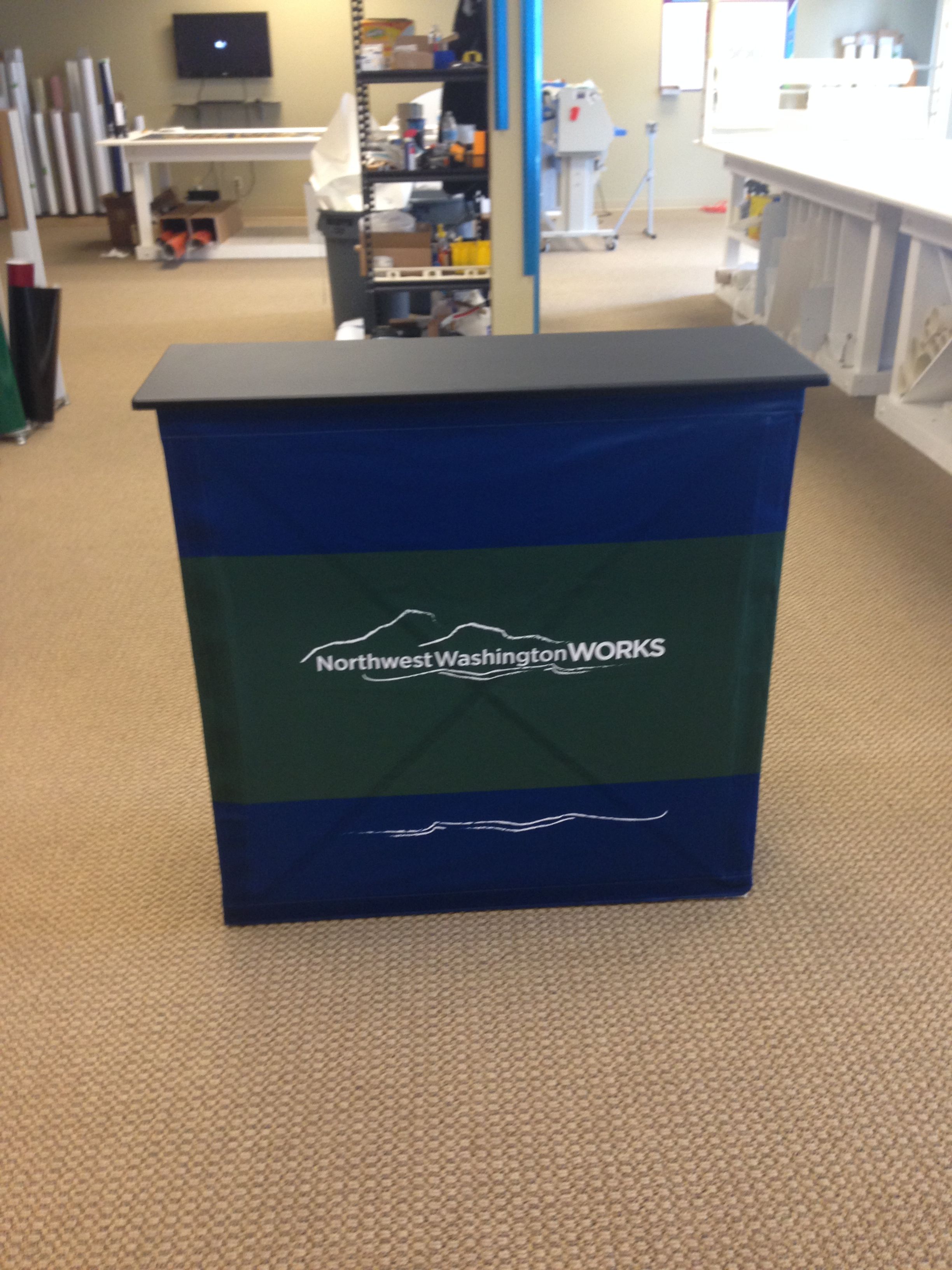  - Tradeshow Displays - Pop-Up Counter - EDASC Northwest Washington Works - Mount Vernon, WA