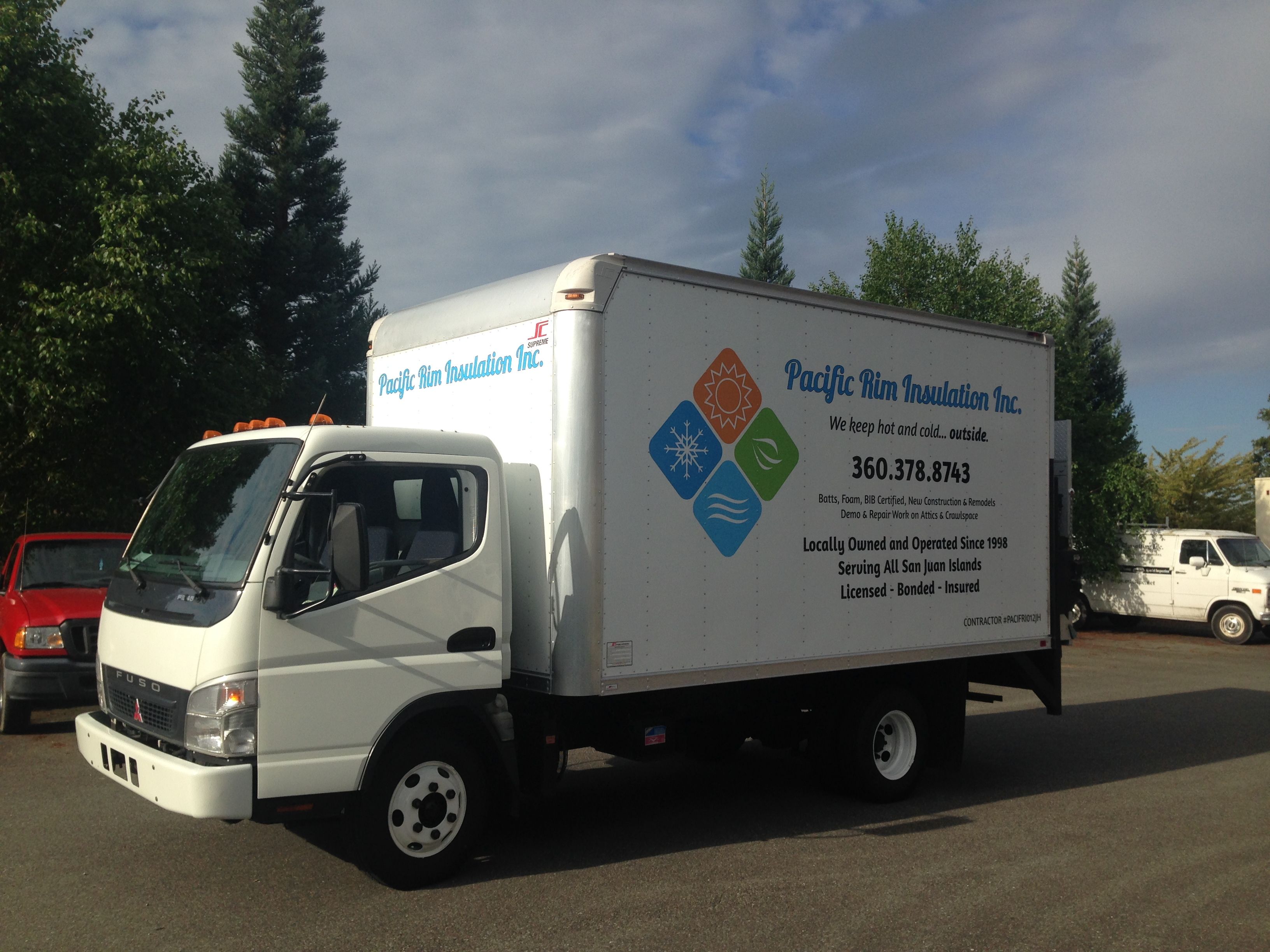 - Vehicle Graphics - Ready-To-Apply Graphics - Pacific Rim Insulation Inc. - San Jaun Islands, WA