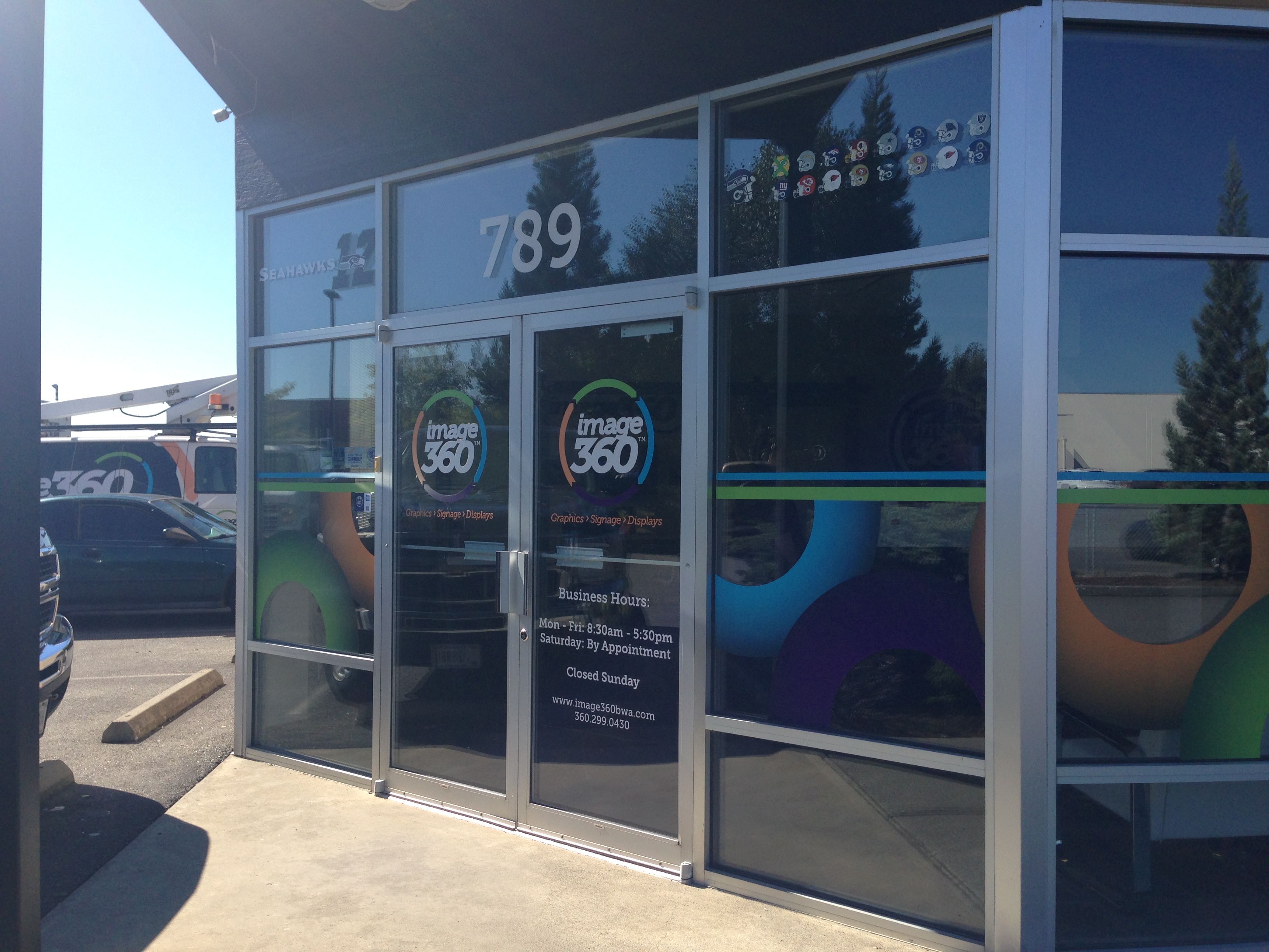  - Custom Graphics - Window Graphics - Image360 - Burlington, WA